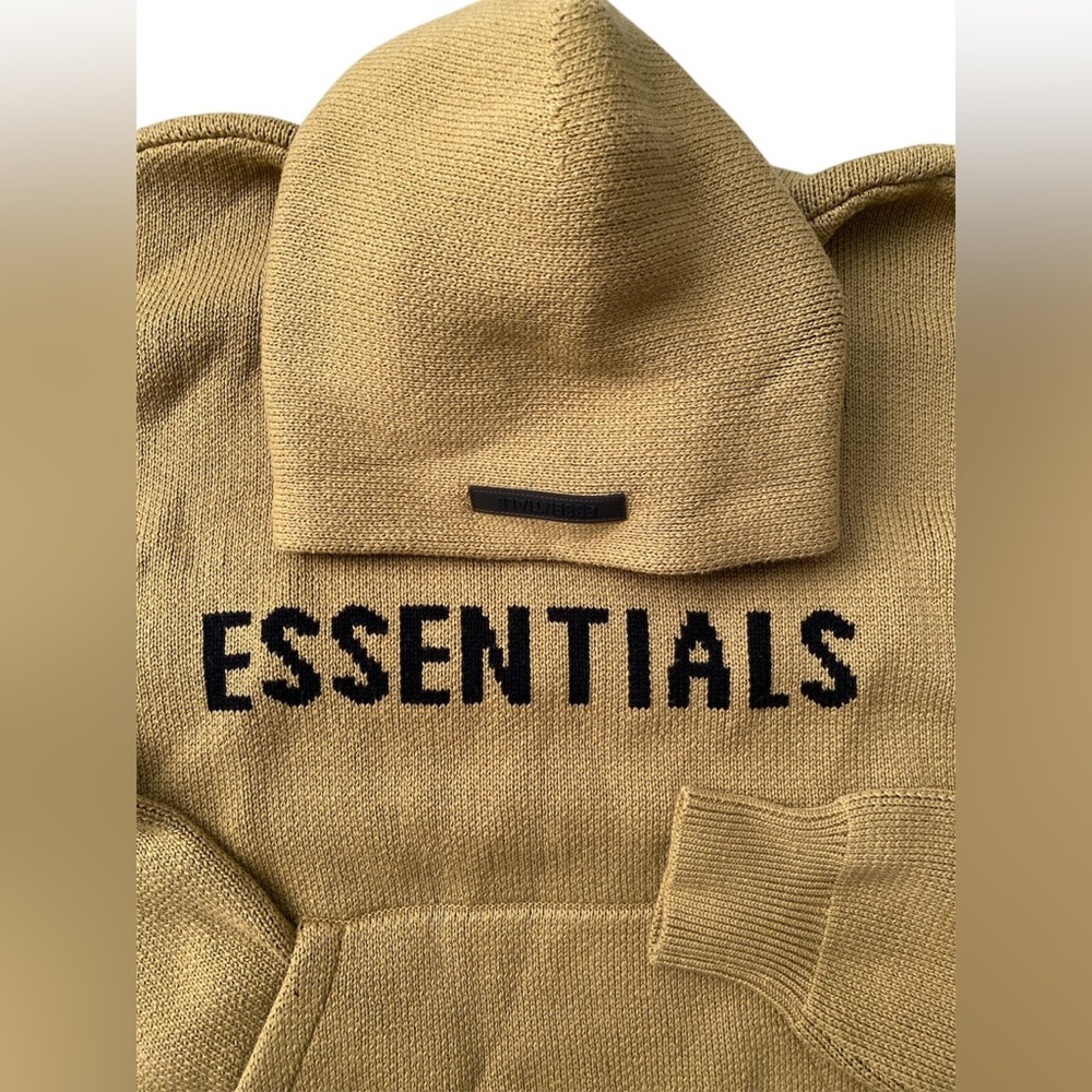 Amber Essentials Fear of God Knit Pullover Hoodie